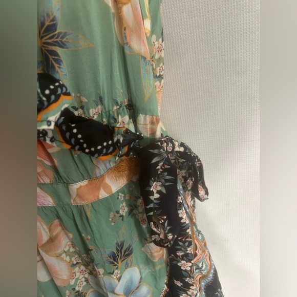 Anthropologie FARM RIO Monica Wrap Dress Floral Print - Picture 7 of 16